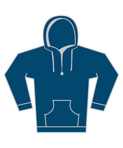 Tryck din logga på Hoodies från Fruit of the Loom - Anpassa Fruit Of The Loom - Supercotton Hoodie i färgen Mörkblå för företag, föreningar och privatpersoner