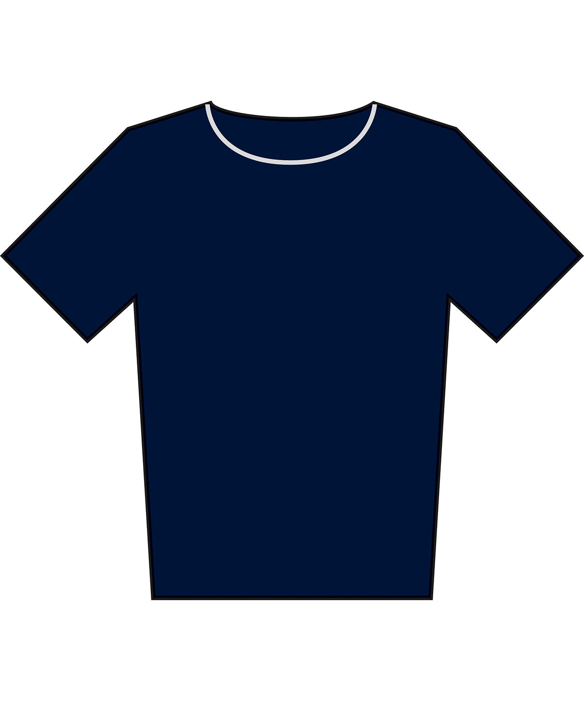 Tryck din logga på T-shirts från Fruit of the Loom - Anpassa Kids Iconic 195 T-shirt – Barn i färgen Marinblå för företag, föreningar och privatpersoner