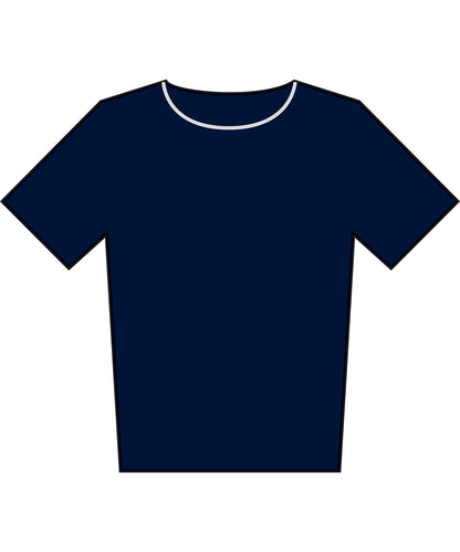 Tryck din logga på T-shirts från Fruit of the Loom - Anpassa Kids Iconic 195 T-shirt – Barn i färgen Marinblå för företag, föreningar och privatpersoner