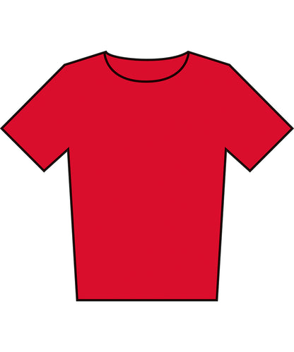 Tryck din logga på T-shirts från Fruit of the Loom - Anpassa Kids Iconic 195 T-shirt – Barn i färgen Mellan röd för företag, föreningar och privatpersoner