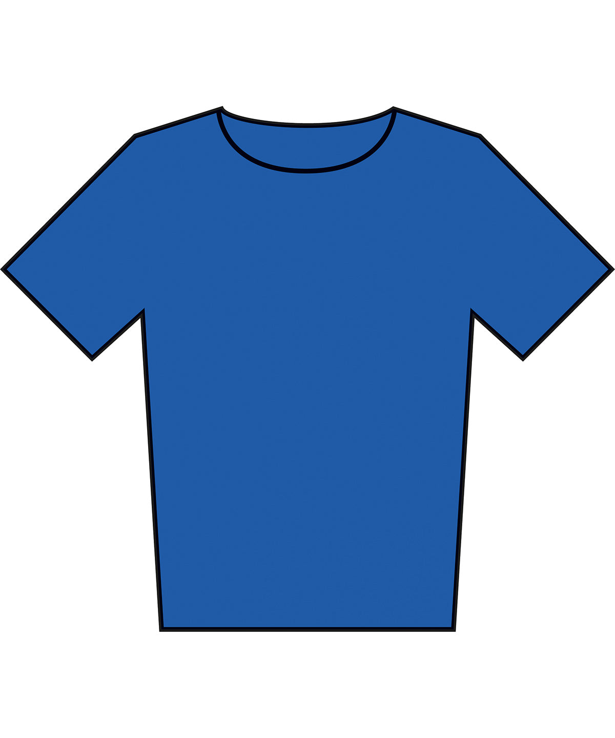 Tryck din logga på T-shirts från Fruit of the Loom - Anpassa Kids Iconic 195 T-shirt – Barn i färgen Royal för företag, föreningar och privatpersoner