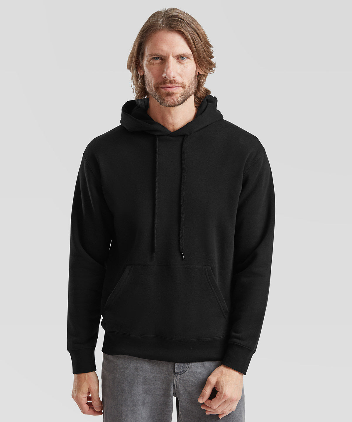Tryck din logga på Hoodies från Fruit of the Loom - Anpassa Fruit Of The Loom - Premium 70/30 Hoodie i färgen för företag, föreningar och privatpersoner