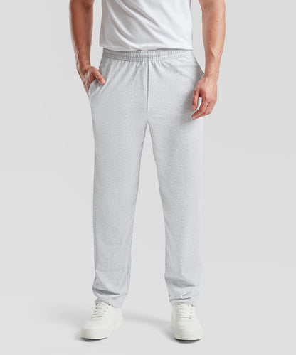 Tryck din logga på Mjukisbyxor från Fruit of the Loom - Anpassa Lättviktsbyxor i sweatshirtmodell i färgen för företag, föreningar och privatpersoner