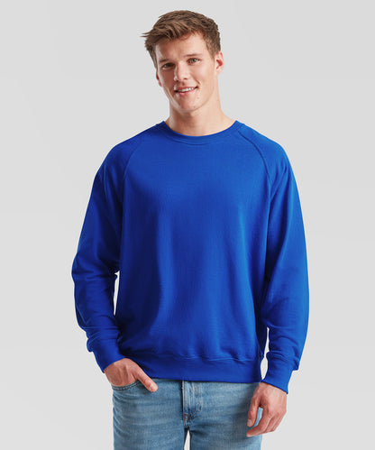 Tryck din logga på Sweatshirts från Fruit of the Loom - Anpassa Fruit Of The Loom - Raglan Sweatshirt i färgen för företag, föreningar och privatpersoner