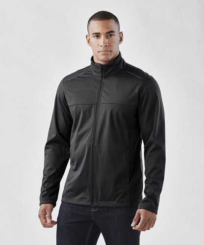Tryck din logga på Softshelljackor från Stormtech - Anpassa Greenwich lättvikts softshell i färgen för företag, föreningar och privatpersoner