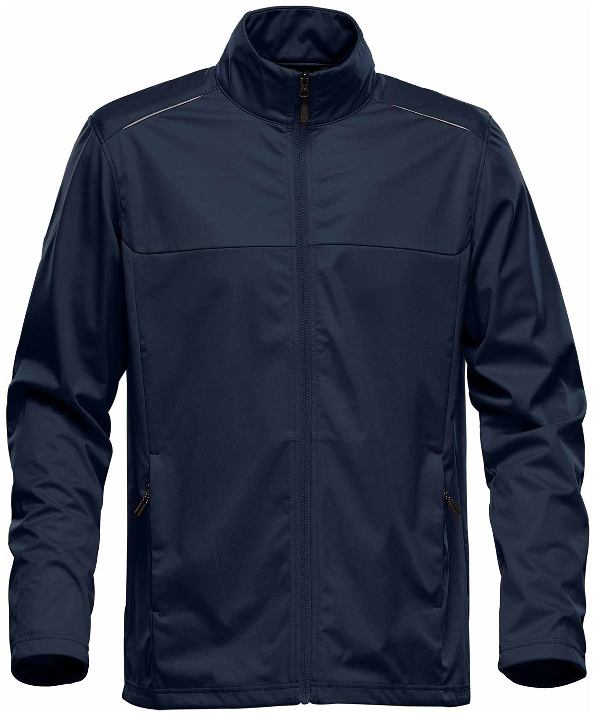 Tryck din logga på Softshelljackor från Stormtech - Anpassa Greenwich lättvikts softshell i färgen Marinblå för företag, föreningar och privatpersoner