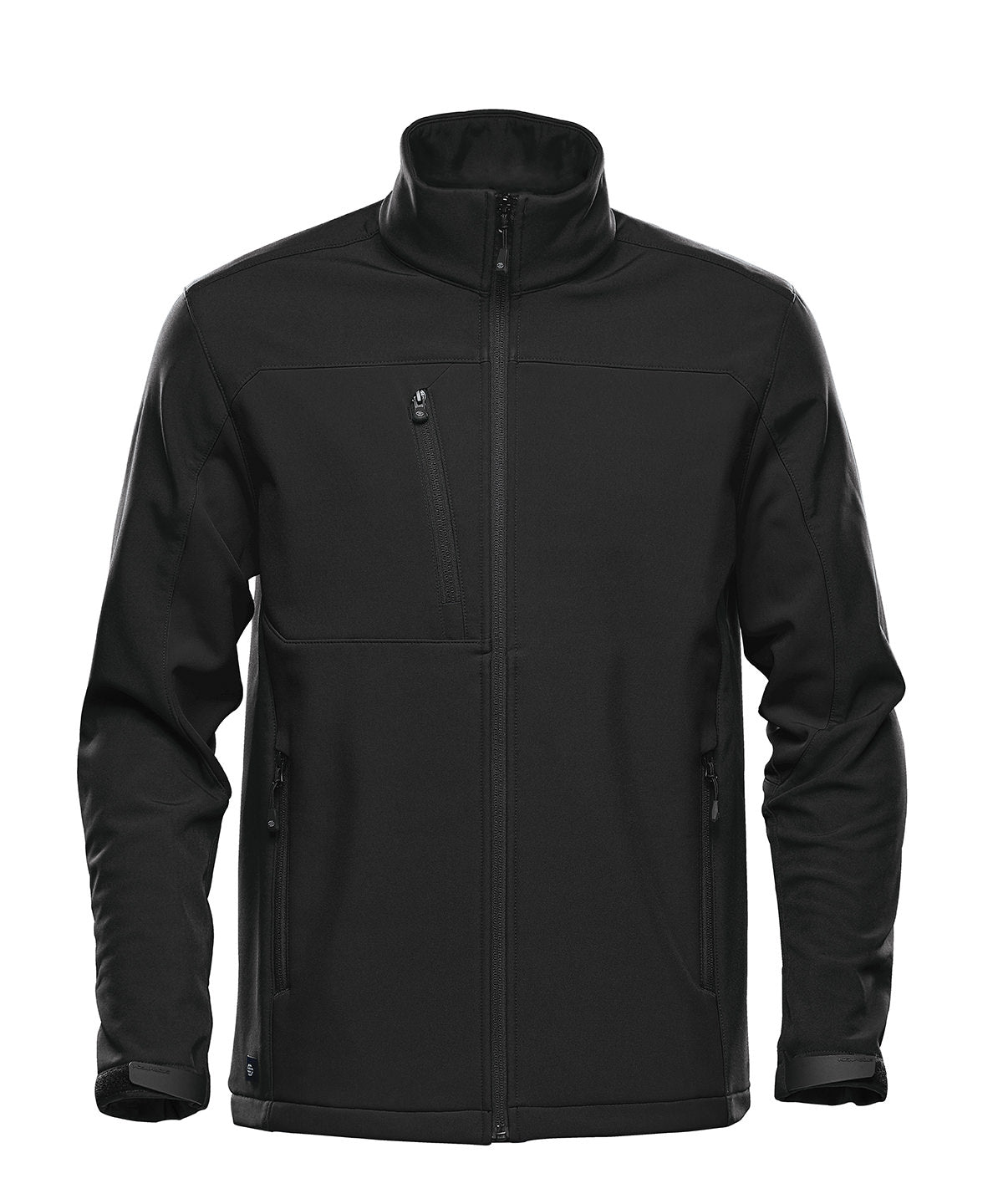 Tryck din logga på Softshelljackor från Stormtech - Anpassa Cascades softshell i färgen Svart för företag, föreningar och privatpersoner