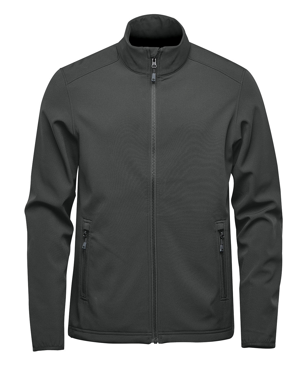 Tryck din logga på Softshelljackor från Stormtech - Anpassa Narvik softshell i färgen Mörkgrå för företag, föreningar och privatpersoner