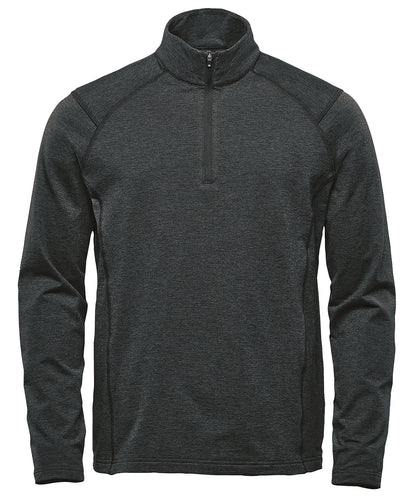 Tryck din logga på Fleece från Stormtech - Anpassa Treeline -zip fleece i färgen Svart för företag, föreningar och privatpersoner