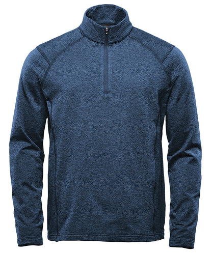 Tryck din logga på Fleece från Stormtech - Anpassa Treeline -zip fleece i färgen Marinblå för företag, föreningar och privatpersoner