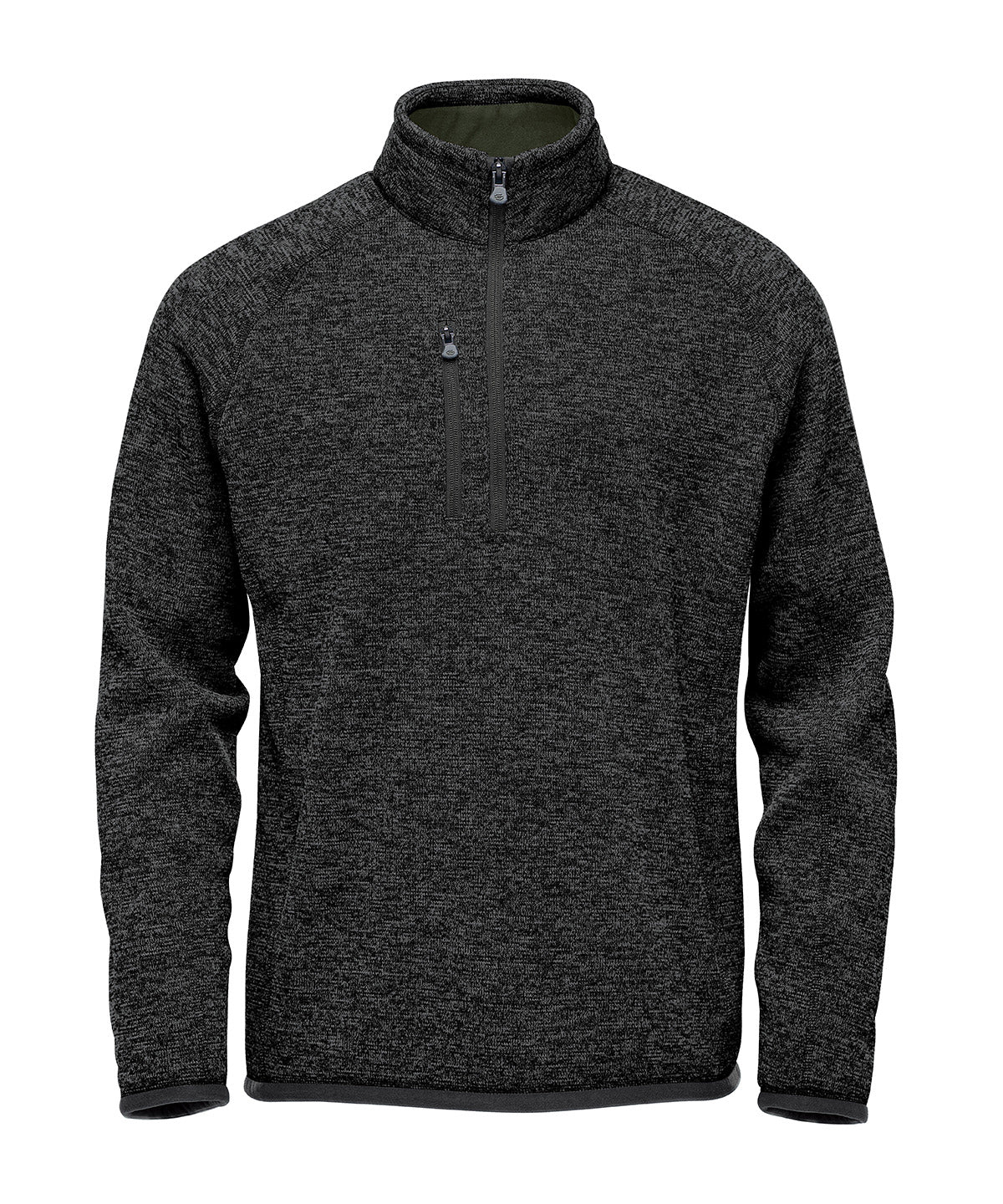 Tryck din logga på Fleece från Stormtech - Anpassa Avalante -zip fleece i färgen Svart för företag, föreningar och privatpersoner