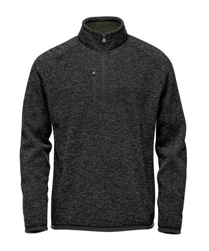 Tryck din logga på Fleece från Stormtech - Anpassa Avalante -zip fleece i färgen Svart för företag, föreningar och privatpersoner