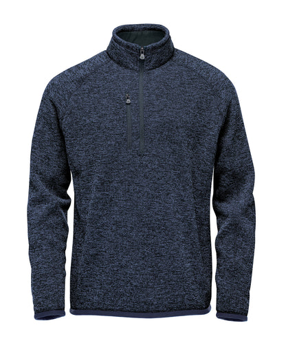 Tryck din logga på Fleece från Stormtech - Anpassa Avalante -zip fleece i färgen Marinblå för företag, föreningar och privatpersoner