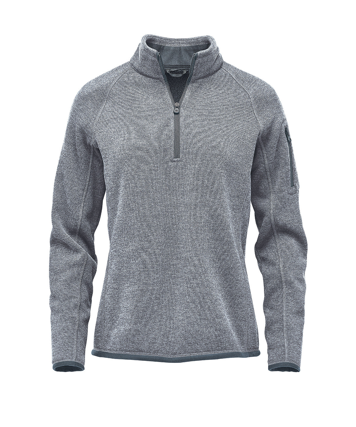 Tryck din logga på Fleece från Stormtech - Anpassa Dam Avalante -zip fleece i färgen Ljunggrå för företag, föreningar och privatpersoner