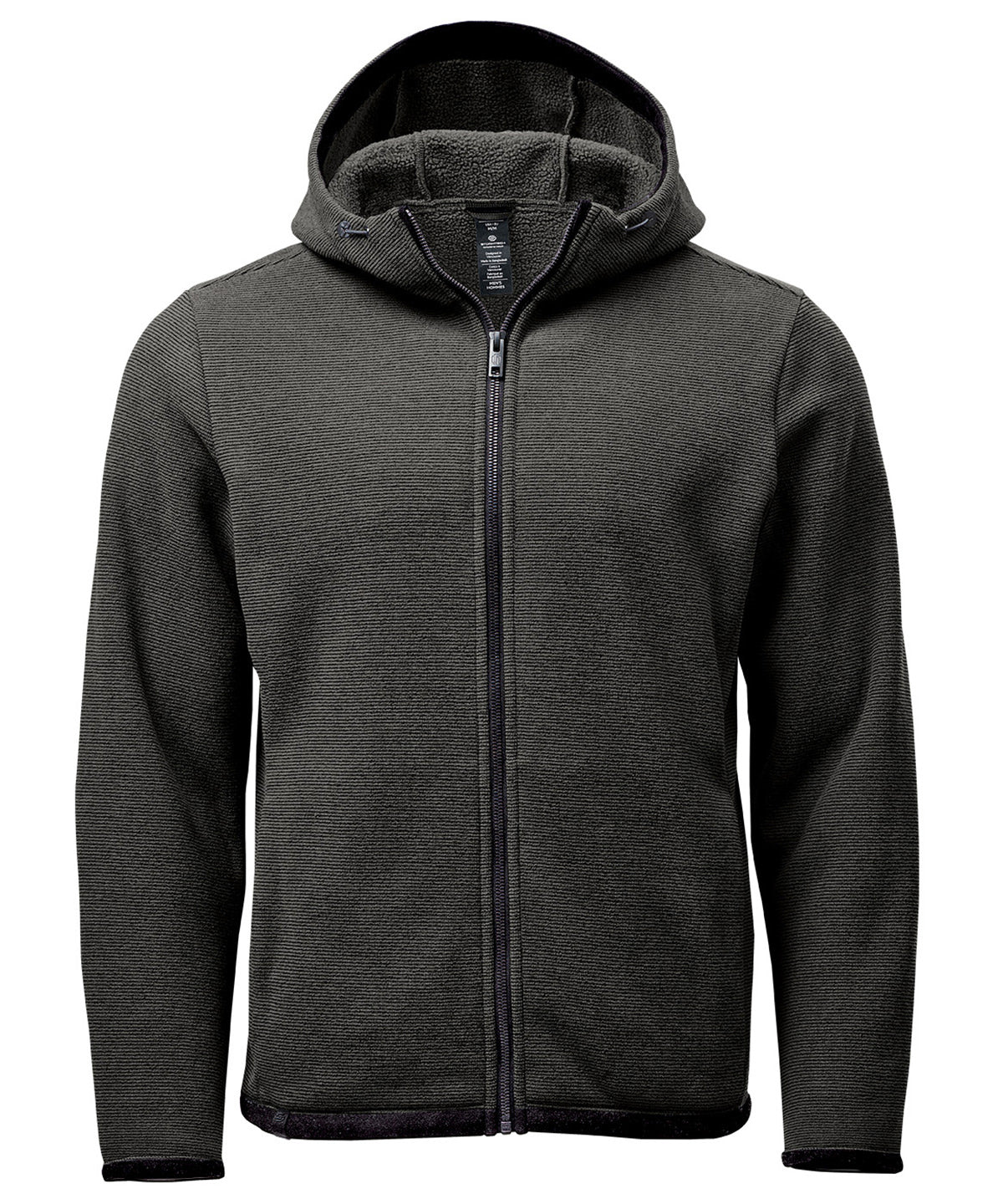 Tryck din logga på Hoodies från Stormtech - Anpassa Medusa fleece huvtröja i färgen Svart för företag, föreningar och privatpersoner