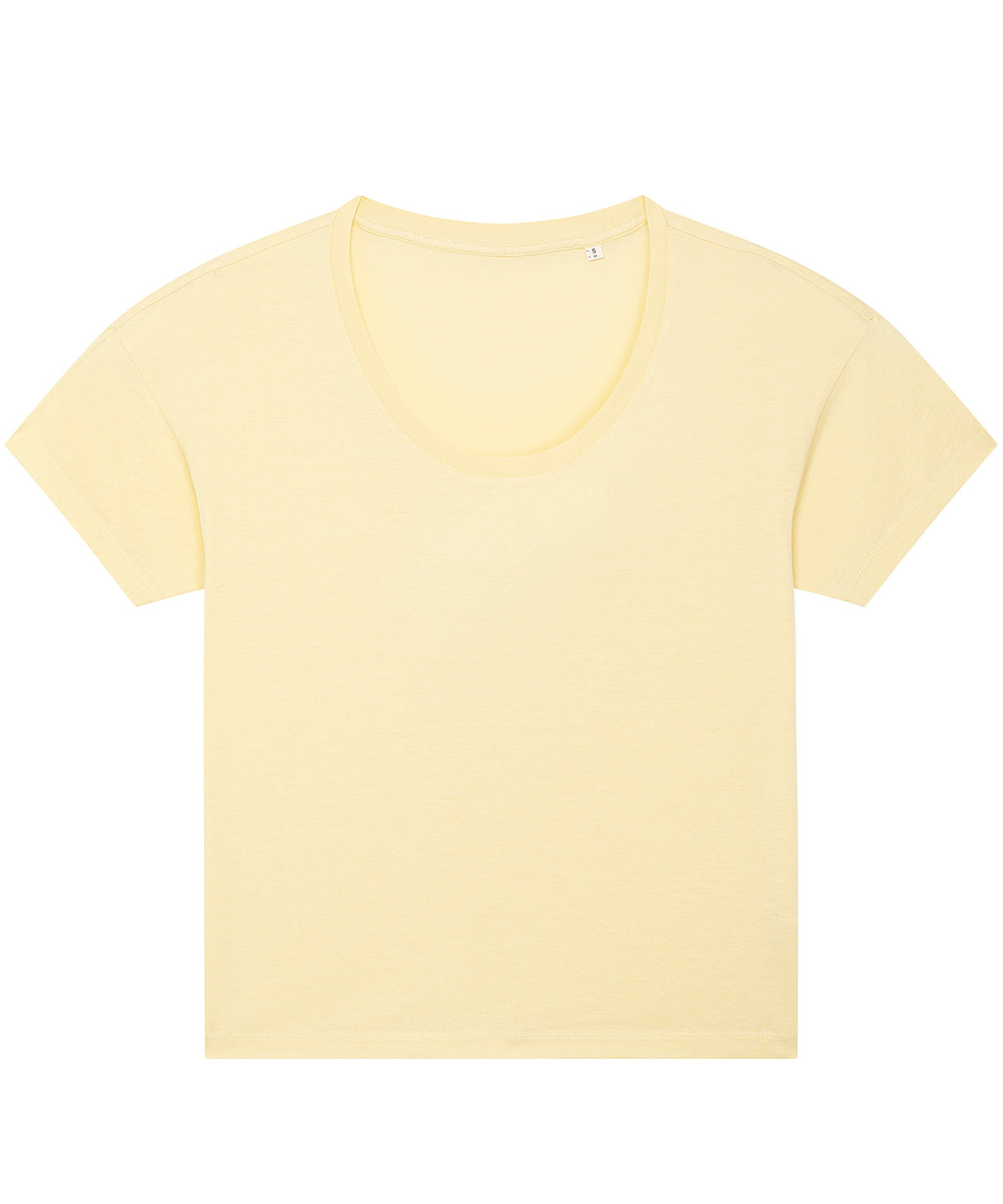 Tryck din logga på T-shirts från Stanley/Stella - Anpassa Stella Chiller T-shirt – Dam i färgen Ljusgul för företag, föreningar och privatpersoner