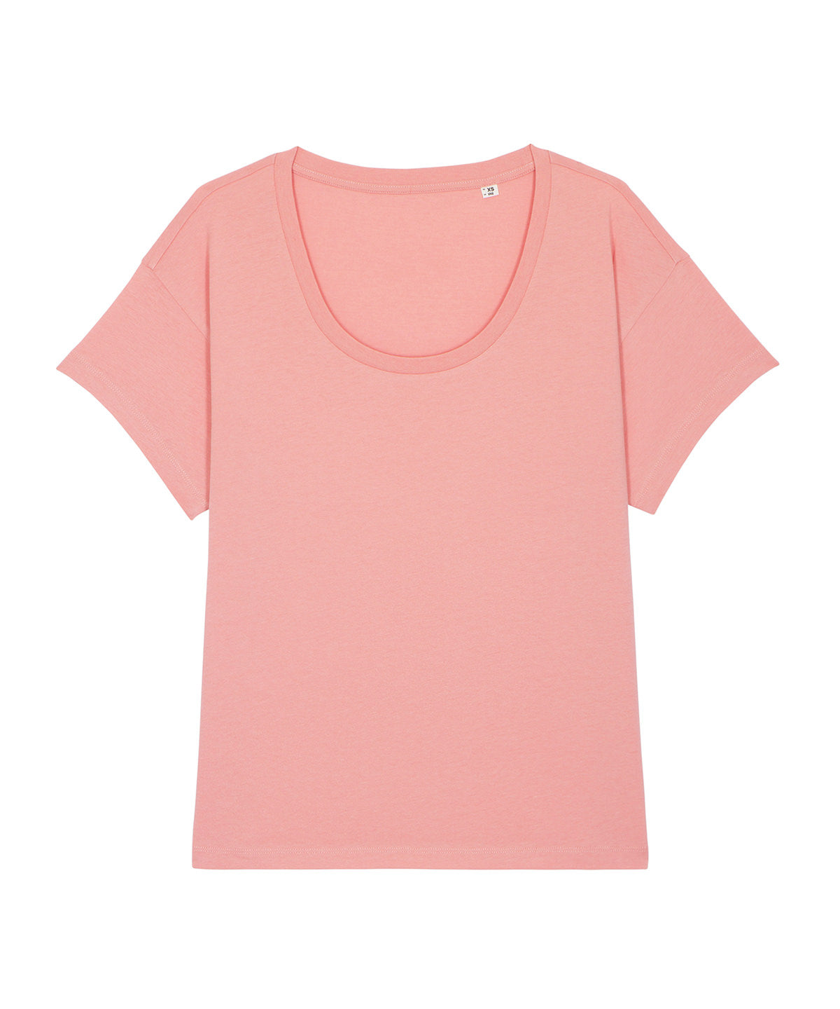 Tryck din logga på T-shirts från Stanley/Stella - Anpassa Stella Chiller T-shirt – Dam i färgen Ljusrosa för företag, föreningar och privatpersoner