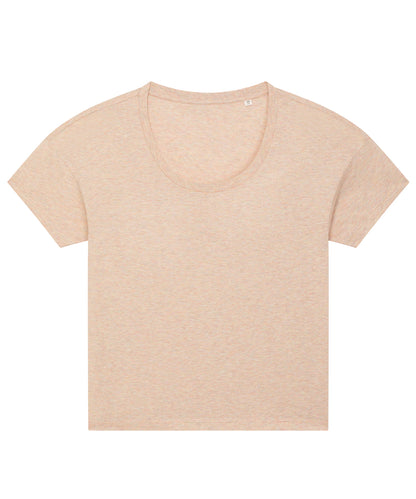 Tryck din logga på T-shirts från Stanley/Stella - Anpassa Stella Chiller T-shirt – Dam i färgen Naturligt för företag, föreningar och privatpersoner