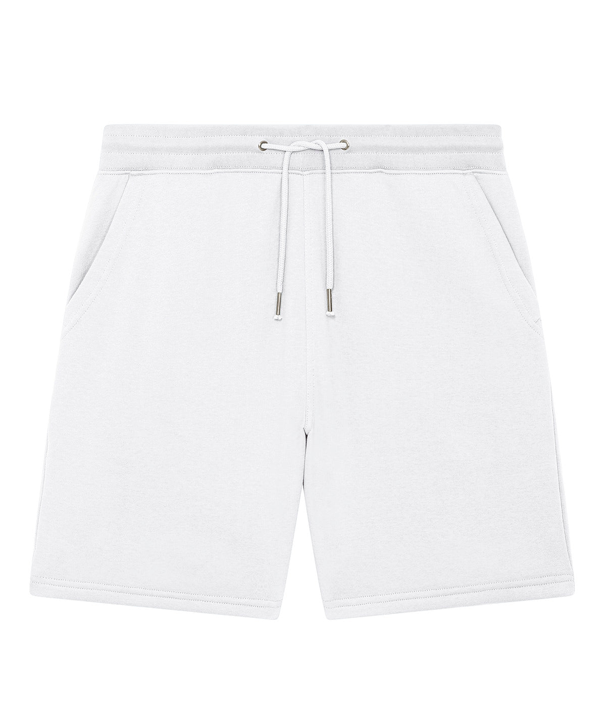 Tryck din logga på Shorts från Stanley/Stella - Anpassa Trainer unisex shorts i frotté i färgen Vit för företag, föreningar och privatpersoner