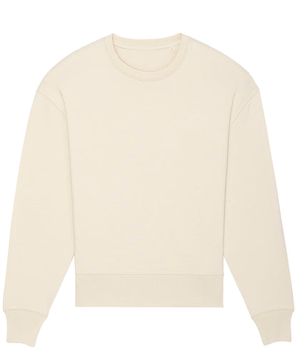 Tryck din logga på Sweatshirts från Stanley/Stella - Anpassa Stanley Stella - Radder Överdimensionerad Borstad Crewneck i färgen Naturligt för företag, föreningar och privatpersoner