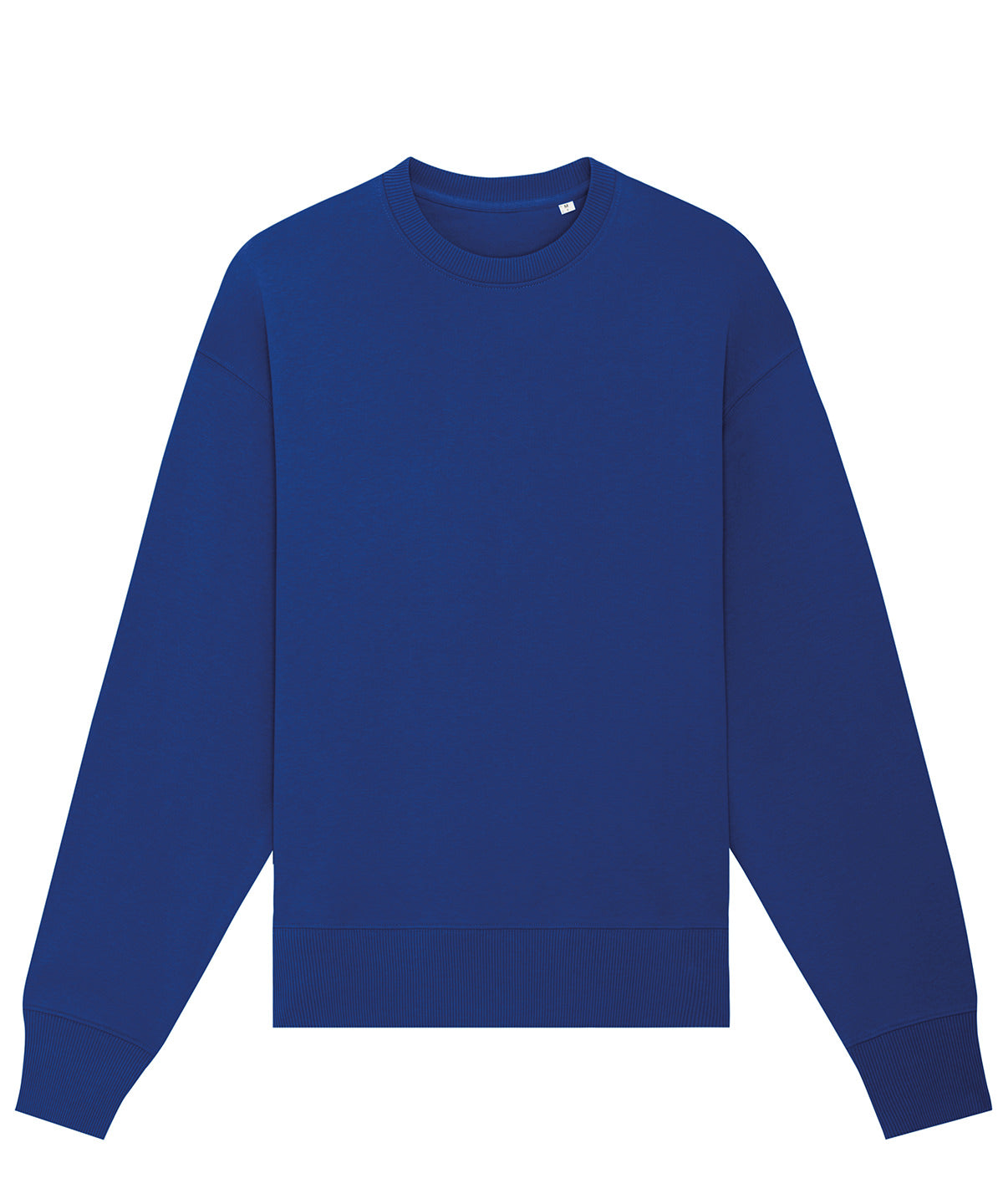 Tryck din logga på Sweatshirts från Stanley/Stella - Anpassa Stanley Stella - Radder Överdimensionerad Borstad Crewneck i färgen Royal för företag, föreningar och privatpersoner