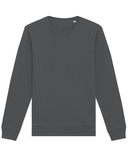 Tryck din logga på Sweatshirts från Stanley/Stella - Anpassa Stanley/Stella - Roller Unisex Sweatshirt i färgen Mörkgrå för företag, föreningar och privatpersoner