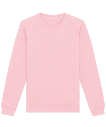 Tryck din logga på Sweatshirts från Stanley/Stella - Anpassa Stanley/Stella - Roller Unisex Sweatshirt i färgen Ljusrosa för företag, föreningar och privatpersoner