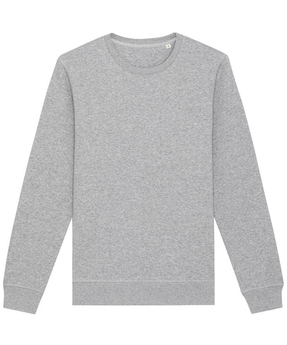 Tryck din logga på Sweatshirts från Stanley/Stella - Anpassa Stanley Stella - Roller Unisex Sweatshirt/Rund hals i färgen Ljunggrå för företag, föreningar och privatpersoner