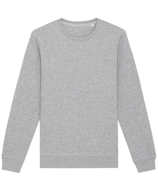 Tryck din logga på Sweatshirts från Stanley/Stella - Anpassa Stanley Stella - Roller Unisex Sweatshirt/Rund hals i färgen Ljunggrå för företag, föreningar och privatpersoner