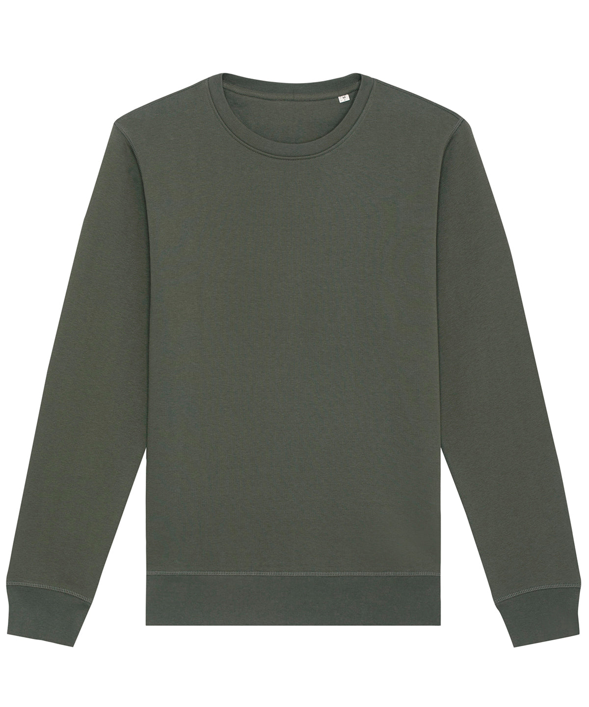 Tryck din logga på Sweatshirts från Stanley/Stella - Anpassa Stanley Stella - Roller Unisex Sweatshirt/Rund hals i färgen Khaki för företag, föreningar och privatpersoner