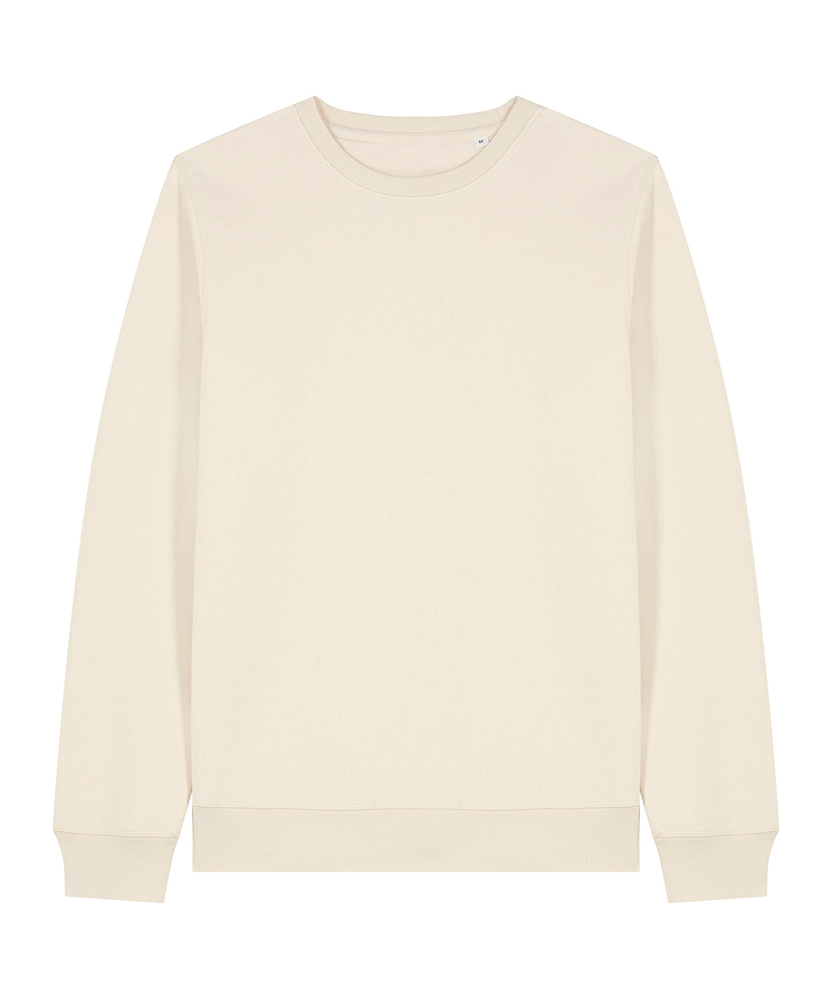 Tryck din logga på Sweatshirts från Stanley/Stella - Anpassa Stanley Stella - Roller Unisex Sweatshirt/Rund hals i färgen Naturligt för företag, föreningar och privatpersoner