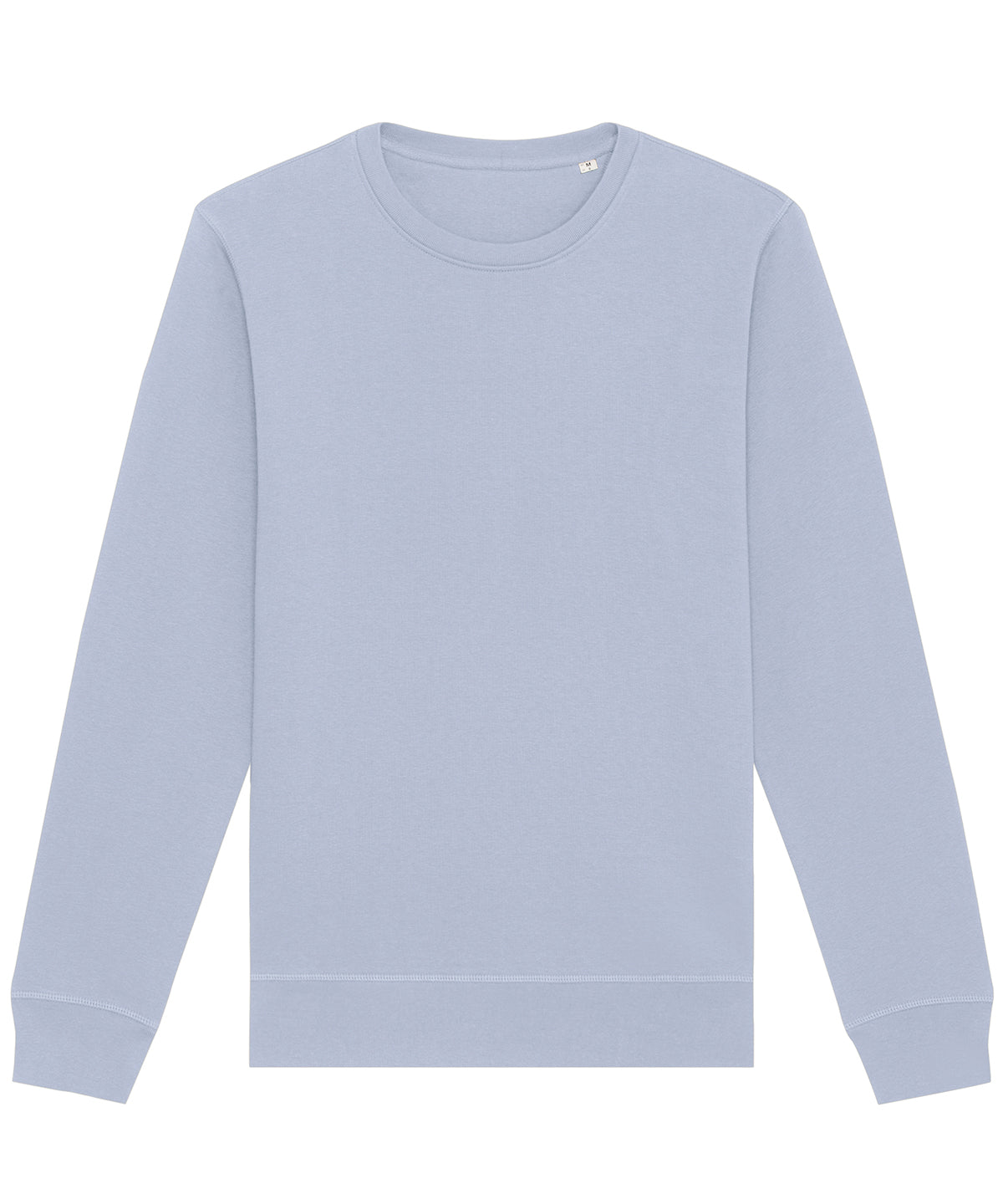 Tryck din logga på Sweatshirts från Stanley/Stella - Anpassa Stanley Stella - Unisex Roller Sweatshirt med rund hals i färgen Ljusblå för företag, föreningar och privatpersoner