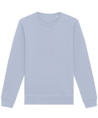 Tryck din logga på Sweatshirts från Stanley/Stella - Anpassa Stanley Stella - Unisex Roller Sweatshirt med rund hals i färgen Ljusblå för företag, föreningar och privatpersoner