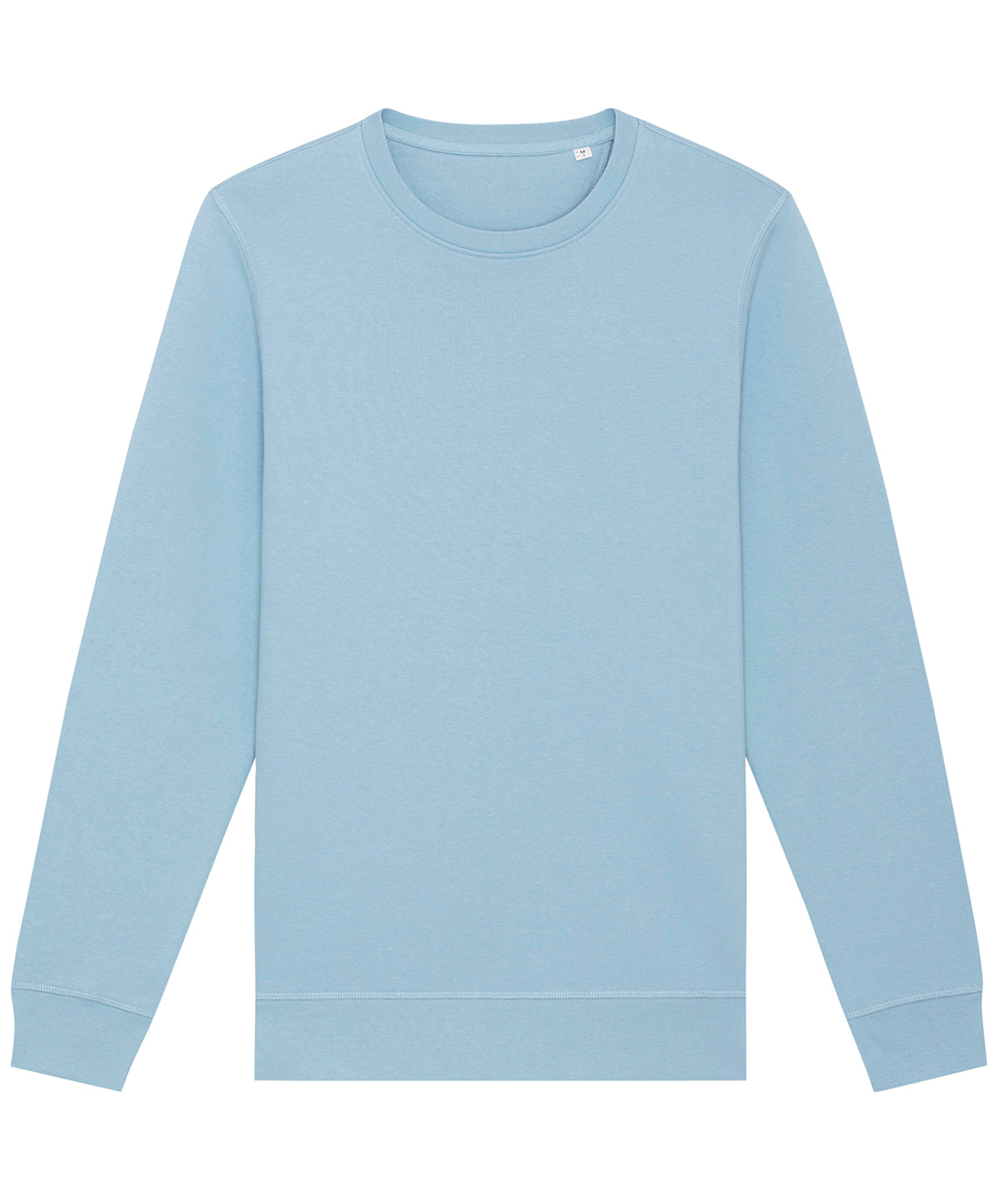 Tryck din logga på Sweatshirts från Stanley/Stella - Anpassa Stanley Stella - Unisex Roller Sweatshirt med rund hals i färgen Himmelblå för företag, föreningar och privatpersoner