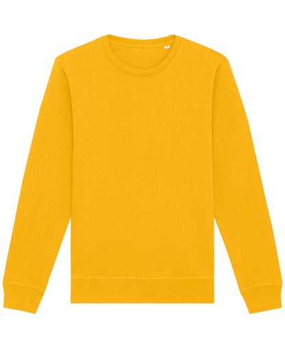 Tryck din logga på Sweatshirts från Stanley/Stella - Anpassa Stanley Stella - Unisex Roller Sweatshirt med rund hals i färgen Mörkgul för företag, föreningar och privatpersoner