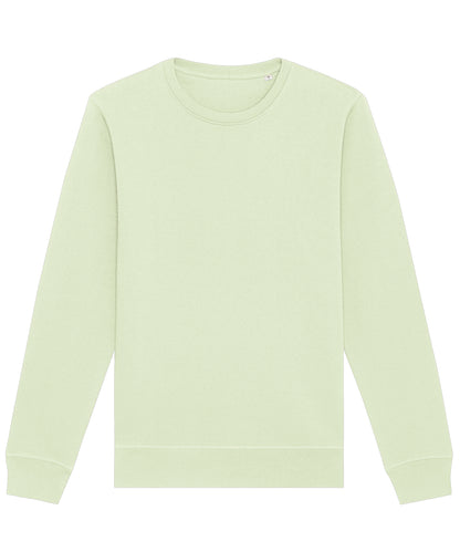 Tryck din logga på Sweatshirts från Stanley/Stella - Anpassa Stanley Stella - Unisex Roller Sweatshirt med rund hals i färgen Ljusgrön för företag, föreningar och privatpersoner