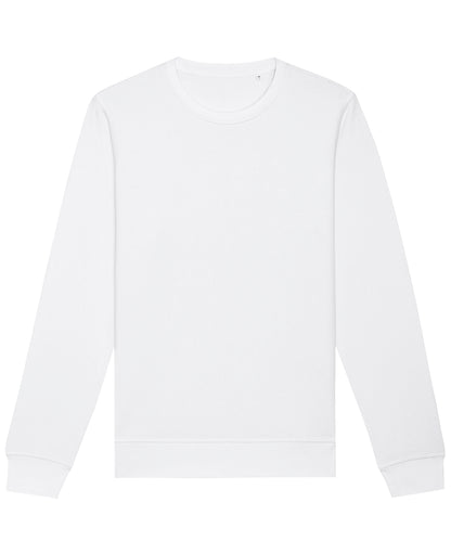 Tryck din logga på Sweatshirts från Stanley/Stella - Anpassa Stanley Stella - Unisex Roller Sweatshirt med rund hals i färgen Vit för företag, föreningar och privatpersoner