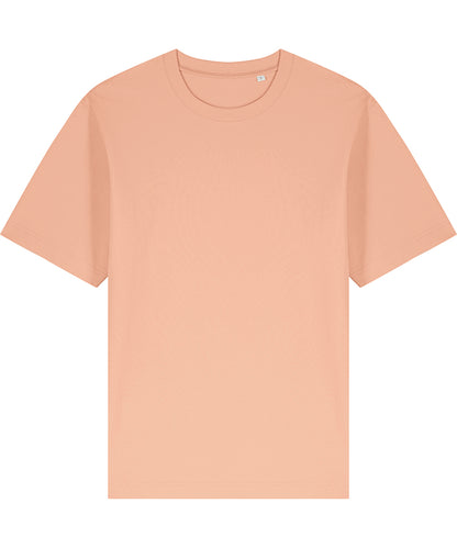 Tryck din logga på T-shirts från Stanley/Stella - Anpassa Freestyler Avslappnad Tung T-shirt – Unisex i färgen Ljus orange för företag, föreningar och privatpersoner