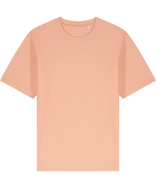 Tryck din logga på T-shirts från Stanley/Stella - Anpassa Freestyler Avslappnad Tung T-shirt – Unisex i färgen Ljus orange för företag, föreningar och privatpersoner