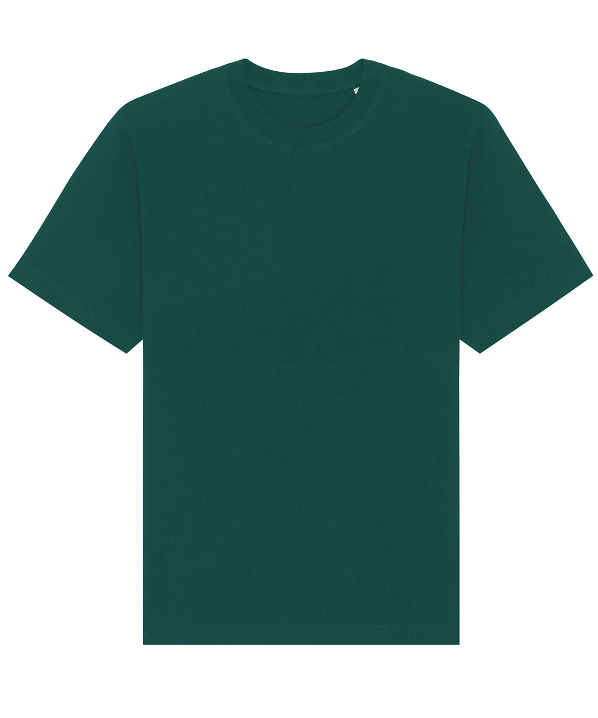 Tryck din logga på T-shirts från Stanley/Stella - Anpassa Freestyler Avslappnad Tung T-shirt – Unisex i färgen Mörkgrön för företag, föreningar och privatpersoner