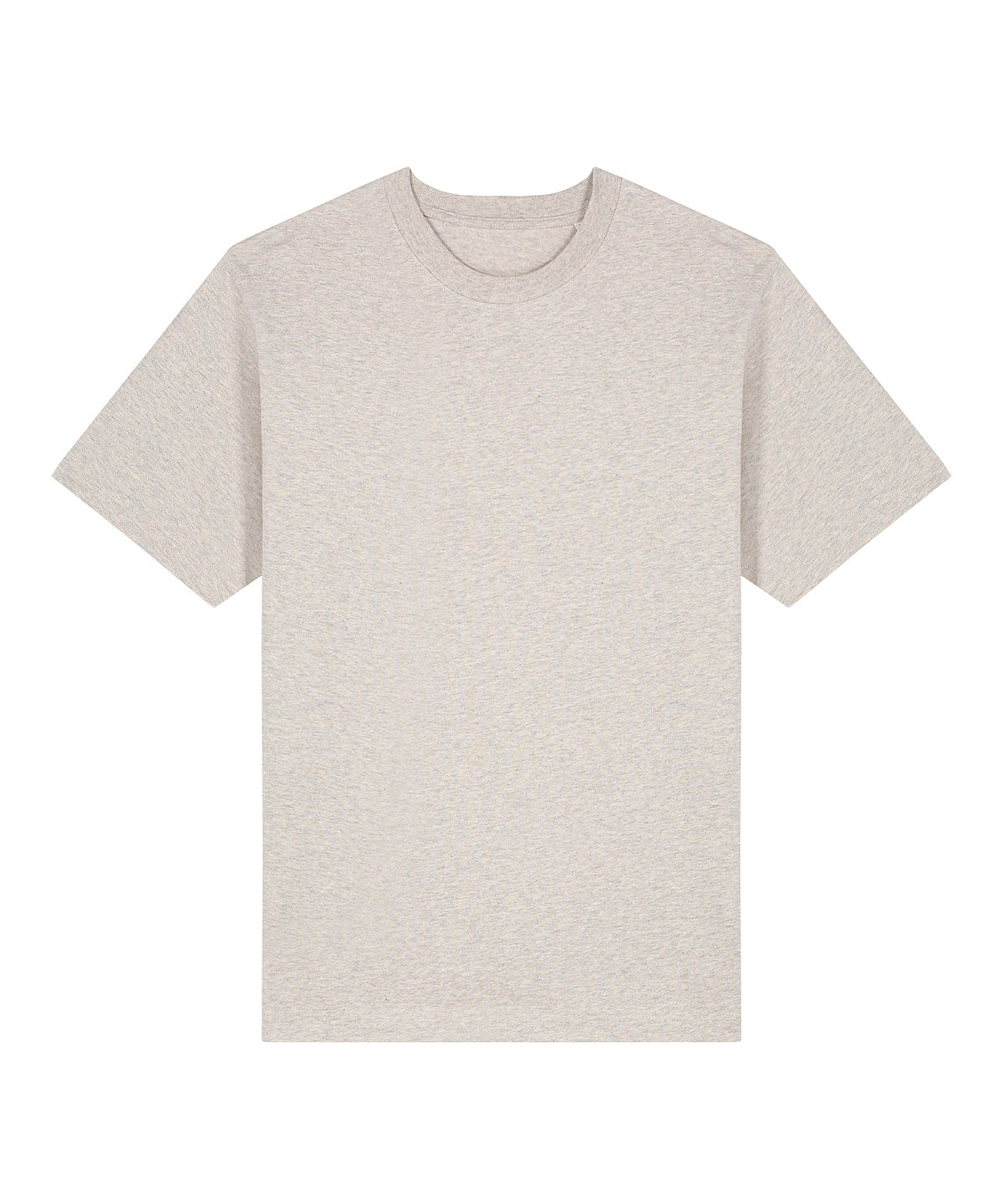 Tryck din logga på T-shirts från Stanley/Stella - Anpassa Freestyler Avslappnad Tung T-shirt – Unisex i färgen Ljusgrå för företag, föreningar och privatpersoner