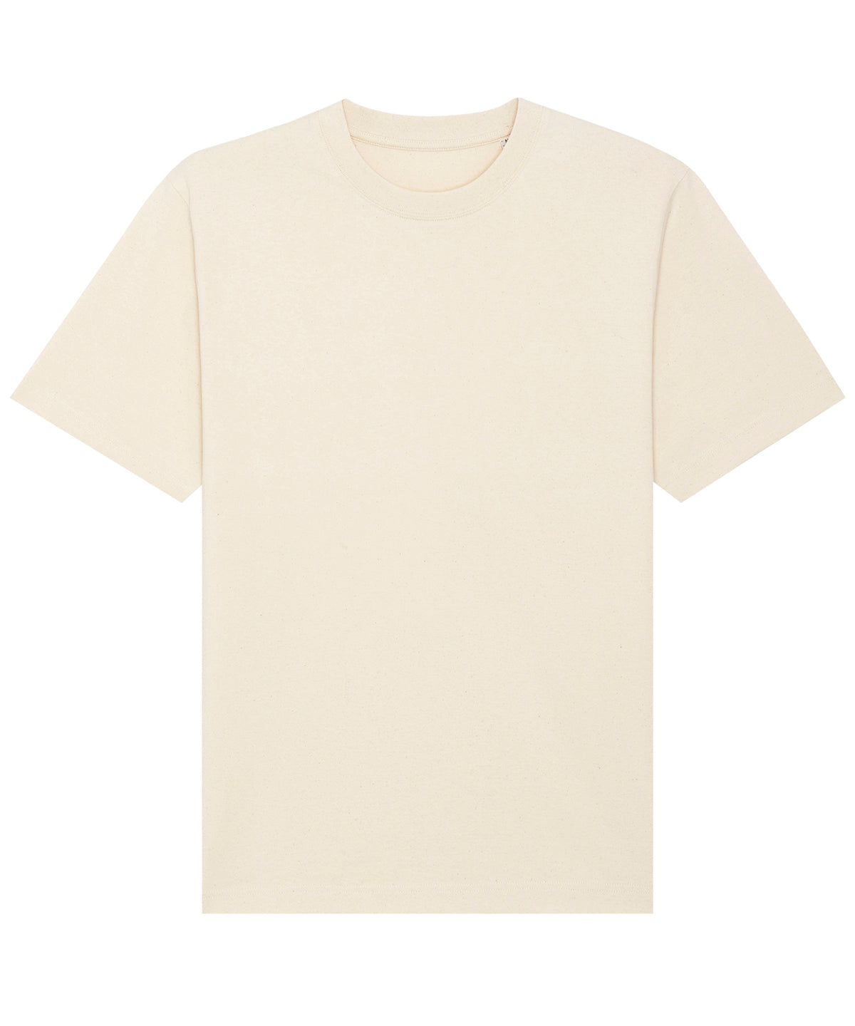 Tryck din logga på T-shirts från Stanley/Stella - Anpassa Freestyler Avslappnad Tung T-shirt – Unisex i färgen Naturligt för företag, föreningar och privatpersoner