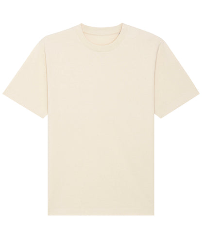 Tryck din logga på T-shirts från Stanley/Stella - Anpassa Freestyler Avslappnad Tung T-shirt – Unisex i färgen Naturligt för företag, föreningar och privatpersoner