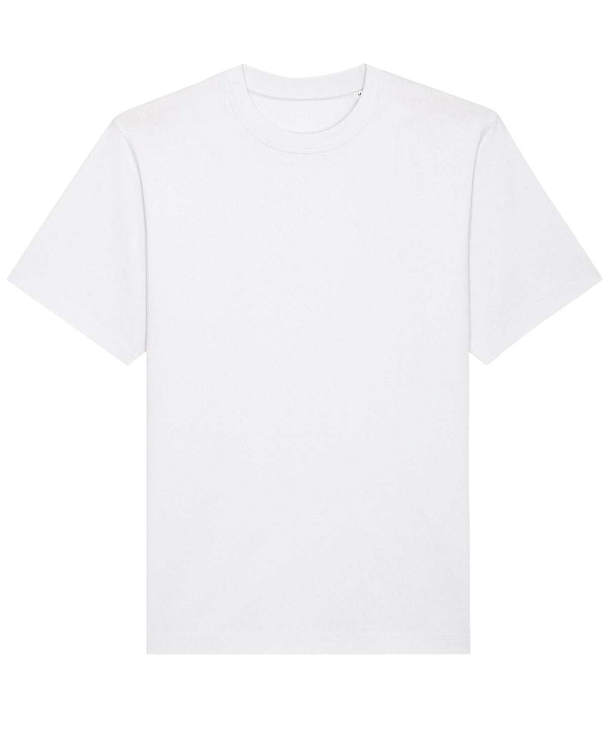 Tryck din logga på T-shirts från Stanley/Stella - Anpassa Freestyler Avslappnad Tung T-shirt – Unisex i färgen Vit för företag, föreningar och privatpersoner