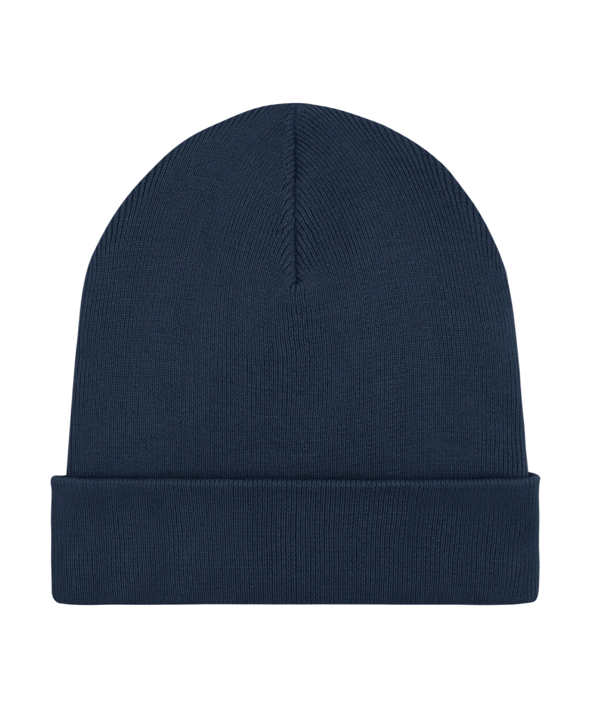 Tryck din logga på Mössor från Stanley/Stella - Anpassa Ribbad mössa i unisex-passform i färgen Marinblå One Size för företag, föreningar och privatpersoner