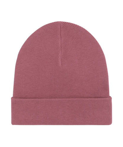 Tryck din logga på Mössor från Stanley/Stella - Anpassa Ribbad mössa i unisex-passform i färgen Mörkrosa One Size för företag, föreningar och privatpersoner