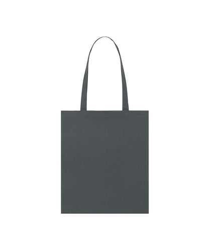 Tryck din logga på Väskor från Stanley/Stella - Anpassa Lightweight Cotton Tote i färgen Mörkgrå One Size för företag, föreningar och privatpersoner