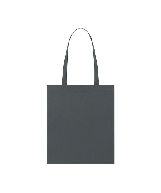 Tryck din logga på Väskor från Stanley/Stella - Anpassa Lightweight Cotton Tote i färgen Mörkgrå One Size för företag, föreningar och privatpersoner