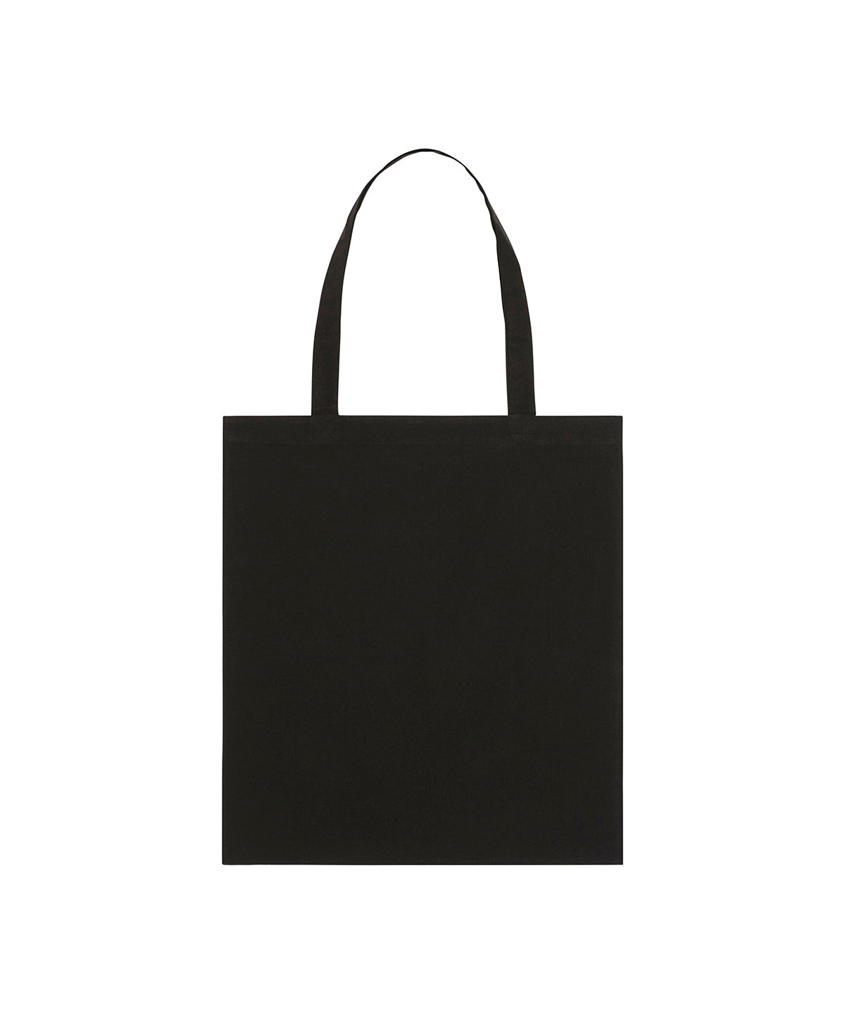 Tryck din logga på Väskor från Stanley/Stella - Anpassa Lightweight Cotton Tote i färgen Svart One Size för företag, föreningar och privatpersoner