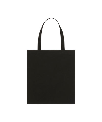 Tryck din logga på Väskor från Stanley/Stella - Anpassa Lightweight Cotton Tote i färgen Svart One Size för företag, föreningar och privatpersoner